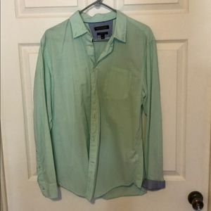 Green banana republic button up